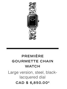 Chanel Premiere Watch